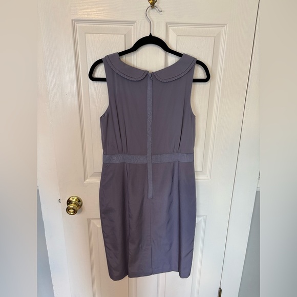 NWT Boden Limited Edition Silk Sheath Dress | Size 6 | Frosted Grey Lavender - Picture 8 of 12